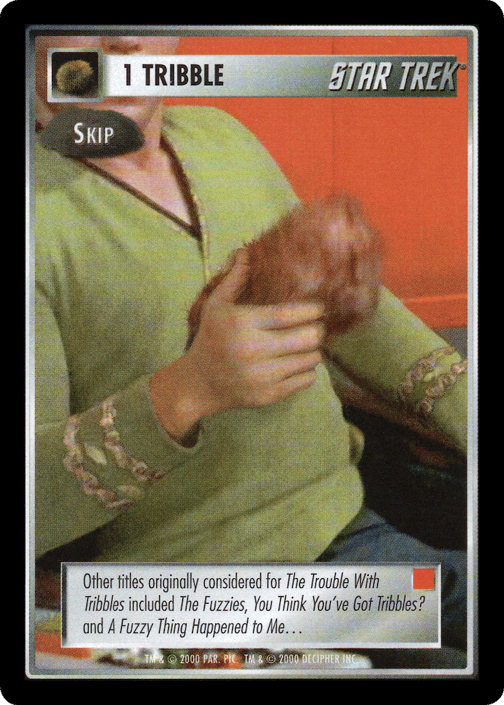 1 Tribble - Skip (Red)